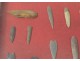 Collection 16 points Breton prehistoric flint arrow Brittany arrow