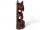 Wooden watch stand carved Black Forest bird fountain nineteenth foliage