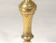 Pair candlesticks candlesticks Louis XVI gilt bronze candlestick twisted XVIIIè