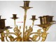 candelabra pair altar candlesticks church 9 bronze gilt brass lights nineteenth