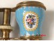 theater binoculars brass gilded enamel polychrome flowers Napoleon III nineteenth