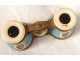 theater binoculars brass gilded enamel polychrome flowers Napoleon III nineteenth