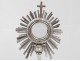 Monstrance monstrance silver bronze cross vine grapes eighteenth century