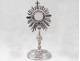 Monstrance monstrance silver bronze cross vine grapes eighteenth century