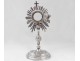 Monstrance monstrance silver bronze cross vine grapes eighteenth century