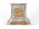 silver gilt carved wooden picnic candle flowers friezes eighteenth century pearls