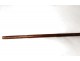 Canne bois bambou métal doré miellé antique french cane XXème siècle