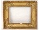 Small stuccoed gilded wood frame I palmettos ancient empire frame XIXth century