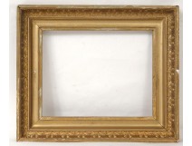 Cadre bois stuqué doré palmettes Ier Empire antique french frame XIXème