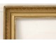 Cadre bois stuqué doré palmettes Ier Empire antique french frame XIXème