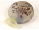 molten glass gourd vase Emile Gallé Art Nouveau flowers foliage nineteenth