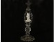 Ornamental virgin Cristallo-porcelain oratory in crystal glass child nineteenth