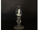 Ornamental virgin Cristallo-porcelain oratory in crystal glass child nineteenth