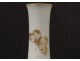 Large vase of Sevres porcelain white gilding stars twentieth butterflies 1906