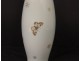 Large vase of Sevres porcelain white gilding stars twentieth butterflies 1906