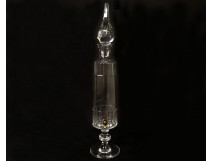 Crystal alcohol absinthe fountain carved Baccarat nineteenth century