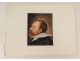 Gouache painting portrait profile man nineteenth century