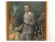 HSP portrait elegant young son Victor Dupont garden twentieth century