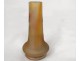 glass paste vase Daum Nancy thistle leaves Art Nouveau XIXth century