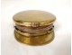 Copper Snuff Bottle cap navy sailor working twentieth century ink