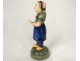 Quimper faience character PB woman hand twentieth century