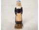 Quimper faience character PB Breton woman twentieth century