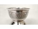 Eggcup solid silver Minerva 23,48gr flowers nineteenth century