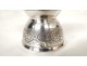 Eggcup solid silver Minerva 23,48gr flowers nineteenth century