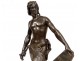 Warrior bronze sculpture GAULS allegory nineteenth century blacksmith work