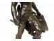 Warrior bronze sculpture GAULS allegory nineteenth century blacksmith work