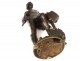 Warrior bronze sculpture GAULS allegory nineteenth century blacksmith work