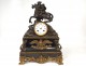 ormolu clock Marble Napoleon Bonaparte Alps Hannibal nineteenth century