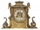 Louis XVI gilt bronze clock cut rock nineteenth century Napoleon III