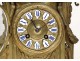 Louis XVI gilt bronze clock cut rock nineteenth century Napoleon III