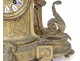 Louis XVI gilt bronze clock cut rock nineteenth century Napoleon III