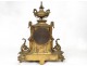 Louis XVI gilt bronze clock cut rock nineteenth century Napoleon III