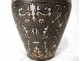 cotta vase pair of terracotta WILHELM SCHILLER geometric decoration