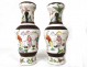 Pair of Chinese vase decorations nankin head elephant XIXth