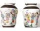 Pair of Chinese vase decorations nankin head elephant XIXth