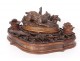 Inkwell Black Forest frog decorations, rat, dog XIXth