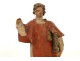 Sculpture polychrome wooden statue, Valentine, 18th