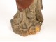 Sculpture polychrome wooden statue, Valentine, 18th