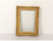 giltwood frame carved regency era flower decoration