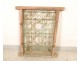 Moroccan wrought iron grille painted wood window Maghreb Morocco Atlas Deco XXth