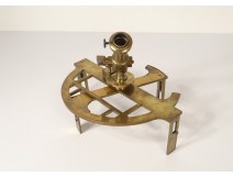 Graphometer brass scientific instrument topography nineteenth