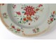 Small dish hollow porcelain India Company rose family eighteenth flowers