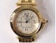 Wristwatch Cartier Pasha solid gold 18 carat automatic Swiss cabinet