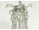 Charles X chandelier trash chandelier crystal glass carved garlands nineteenth