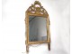 ice mirror Louis XVI carved gilt wheat flower spikes eighteenth century