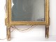 ice mirror Louis XVI carved gilt wheat flower spikes eighteenth century